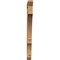 Ekena Millwork Balboa Slat Smooth Bracket, Western Red Cedar, 3 1/2"W x 38"D x 46"H BKT04X38X46BOA06SWR - alternate 3